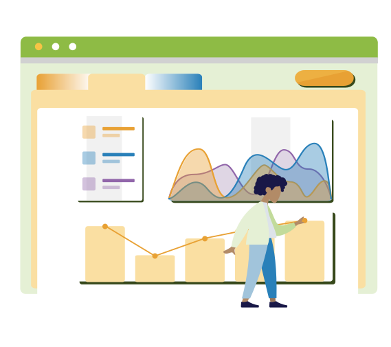 clinical dashboards illustration